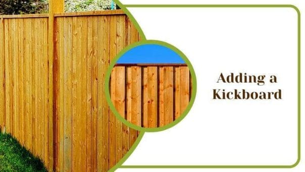 Adding a Kickboard on Top of a Wooden Fence in Your House Wooden Protection