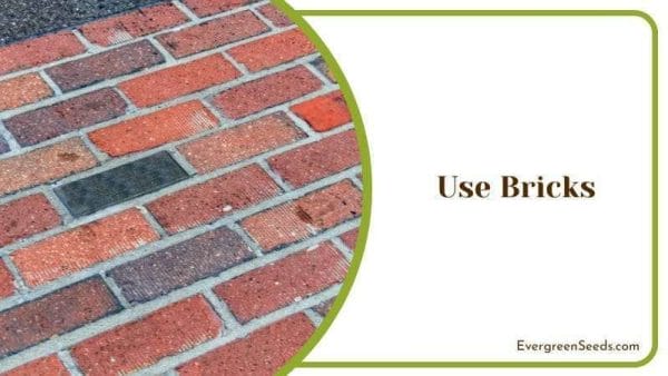 Bricks for Landscaping in a Ranch Style House
