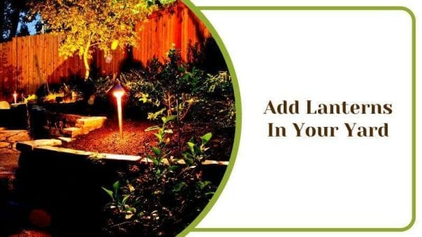 Lanterns In Your Yard Light Atmospheric Mood in Garden Florida