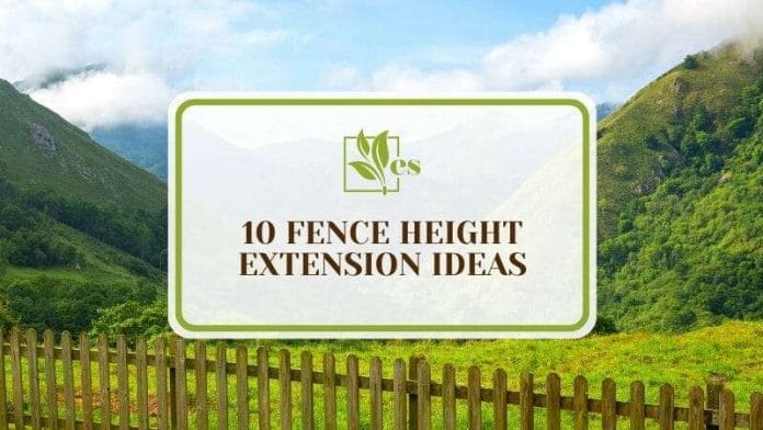 The Way You Can Make Your Fence Taller